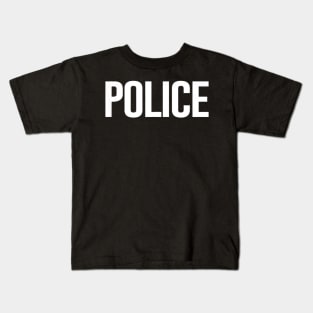 Police Costume Shirt for Kids, Policeman Uniform Kids T-Shirt